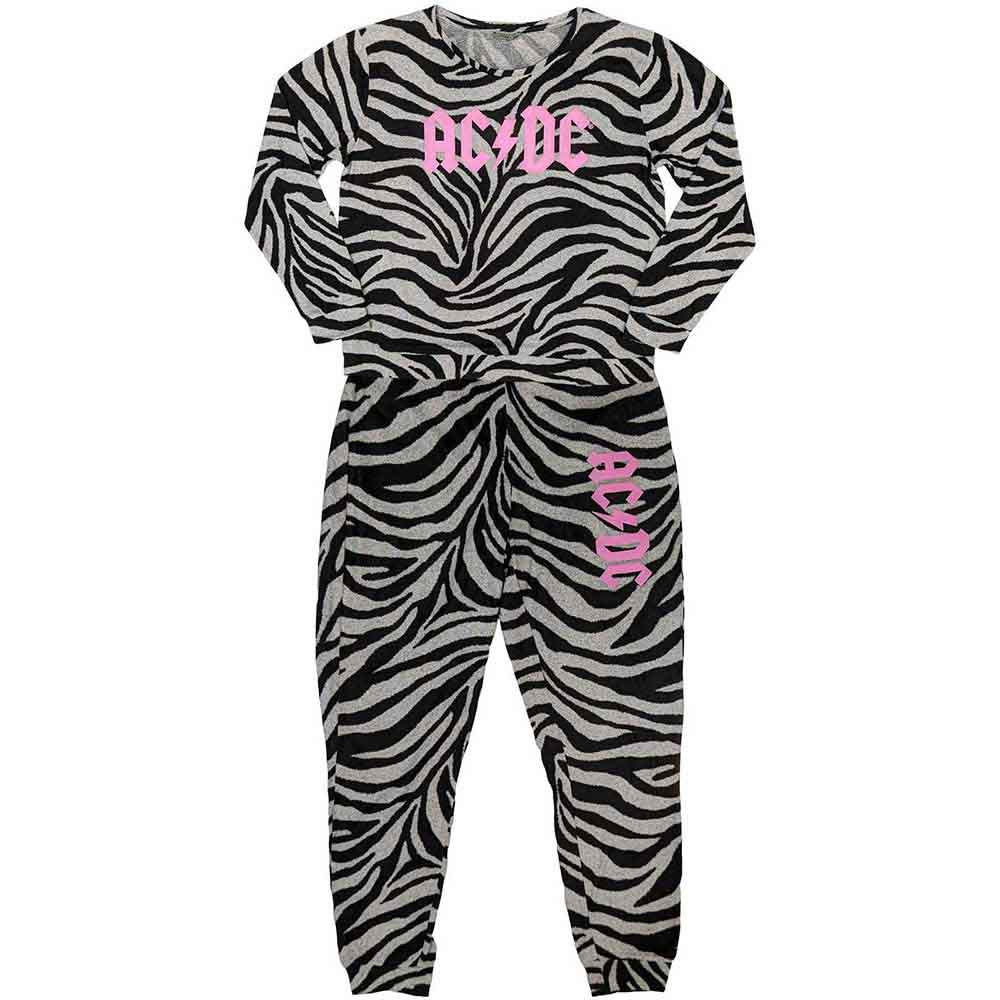 AC/DC Ladies Pyjamas Logo