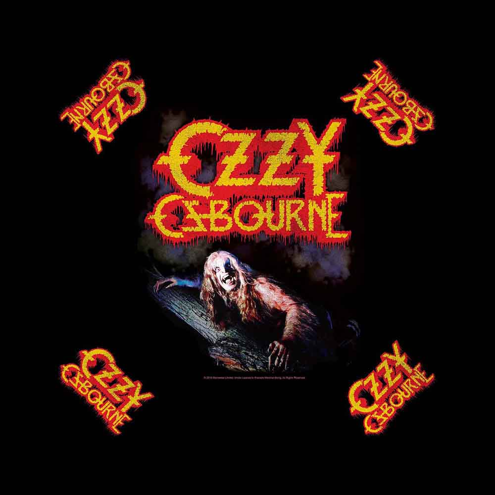 Ozzy Osbourne Unisex Bandana Bark at the Moon