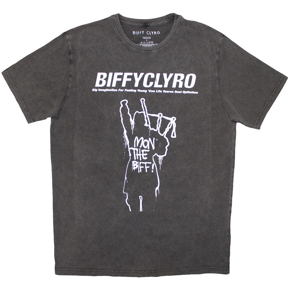 Biffy Clyro Unisex Stone Wash T-Shirt Big Imagination