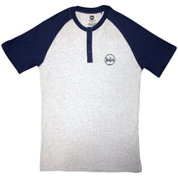 Collection of The Beatles Unisex Raglan T-Shirt Mini Drum Logo in a gallery layout