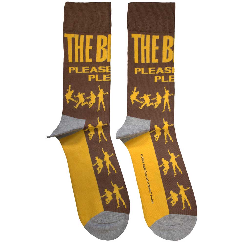 The Beatles Unisex Ankle Socks Please Please Me Silhouettes