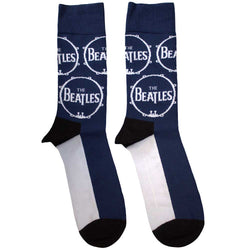 Collection of The Beatles Unisex Ankle Socks Drum Logo Repeat in a gallery layout
