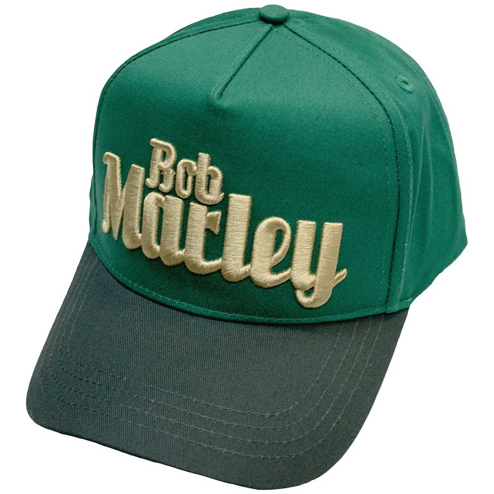 Collection of Bob Marley Unisex Baseball Cap Text Logo in a gallery layout
