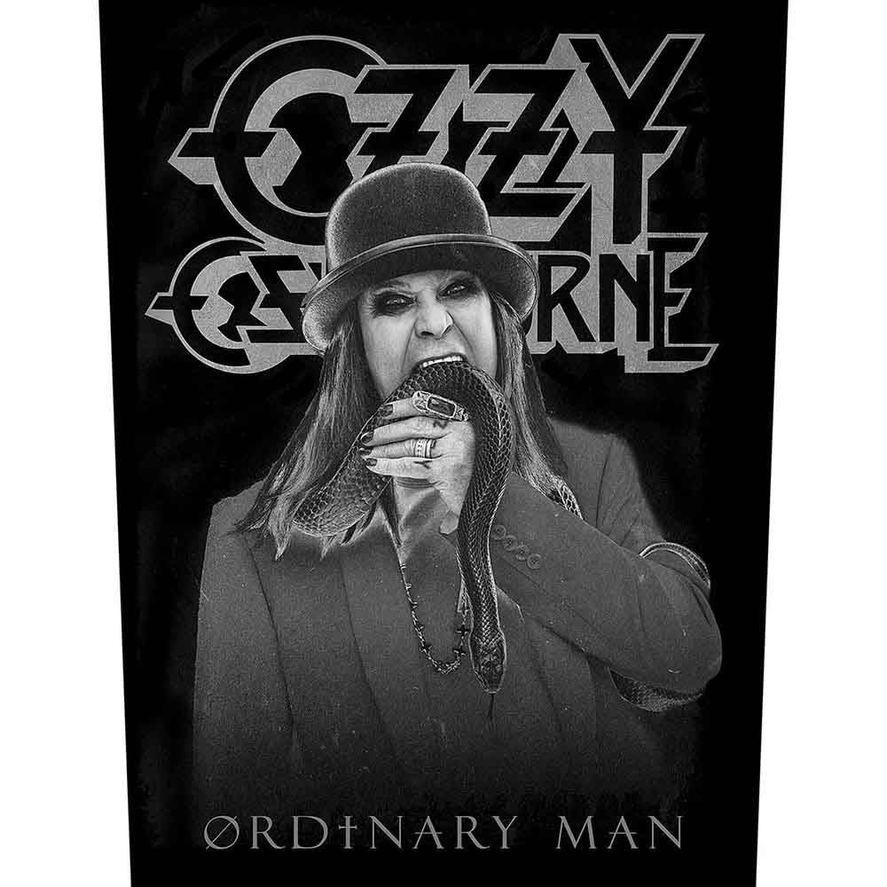 Ozzy Osbourne  Back Patch Ordinary Man