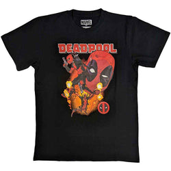 Collection of Marvel Comics Unisex T-Shirt Deadpool Collage 2 in a gallery layout