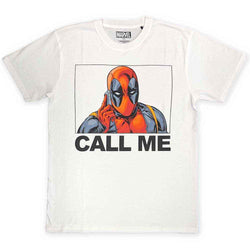Collection of Marvel Comics Unisex T-Shirt Deadpool Call Me in a gallery layout