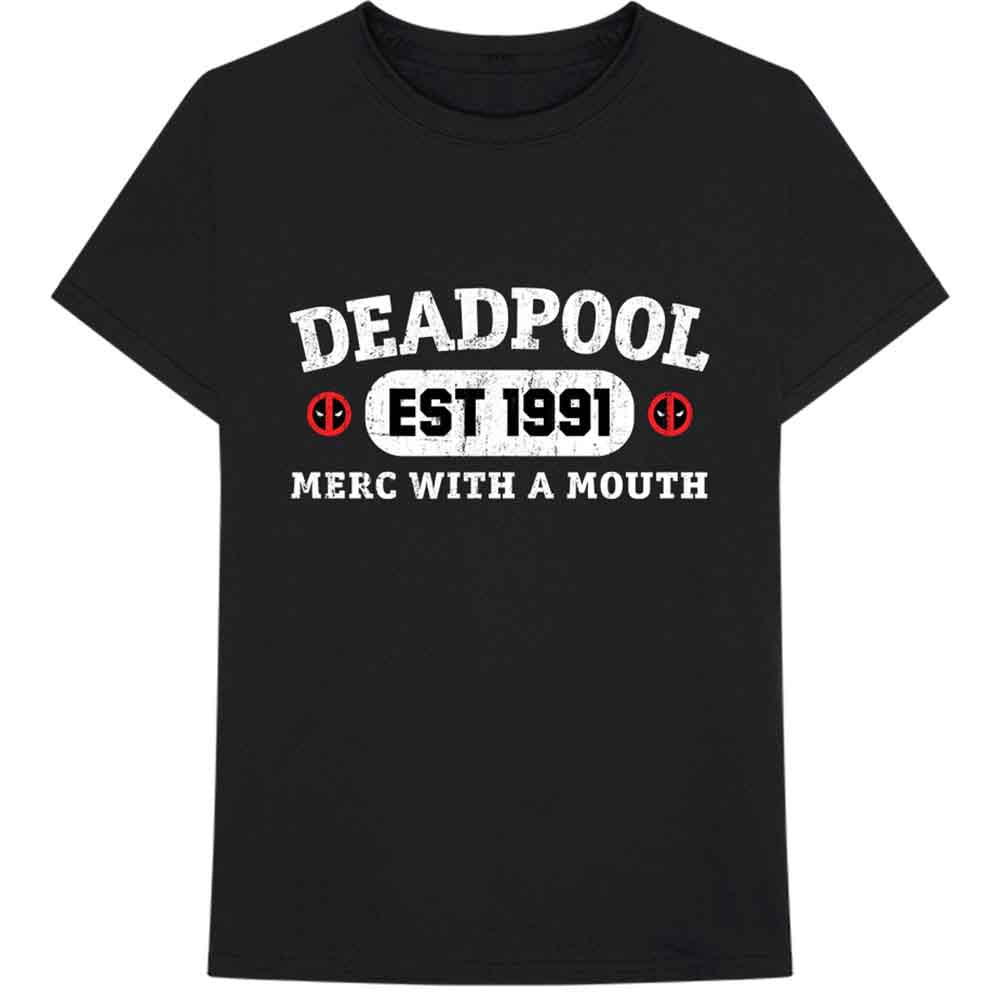 Marvel Comics Unisex T-Shirt Deadpool Merc With A Mouth