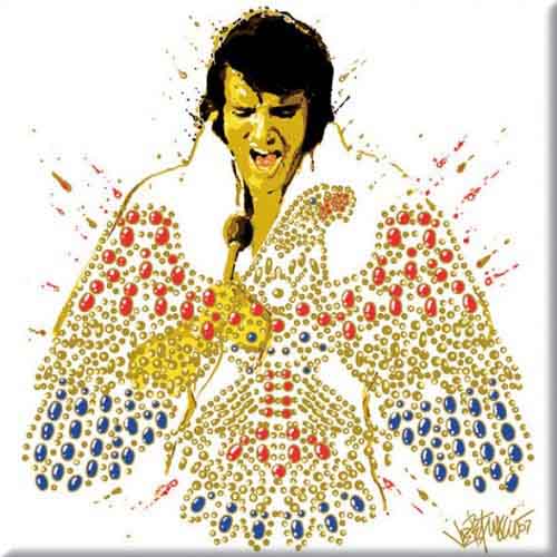 Elvis Presley  Fridge Magnet American Eagle