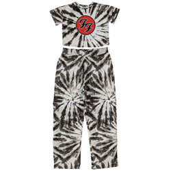 Collection of Foo Fighters Ladies Pyjamas FF Logo in a gallery layout