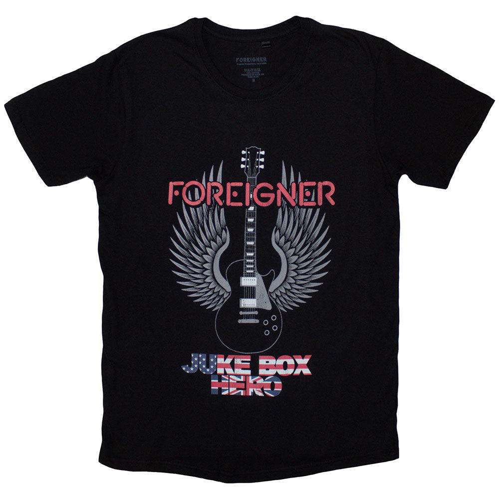 Foreigner Unisex T-Shirt Juke Box Hero