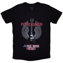 Collection of Foreigner Unisex T-Shirt Juke Box Hero in a gallery layout
