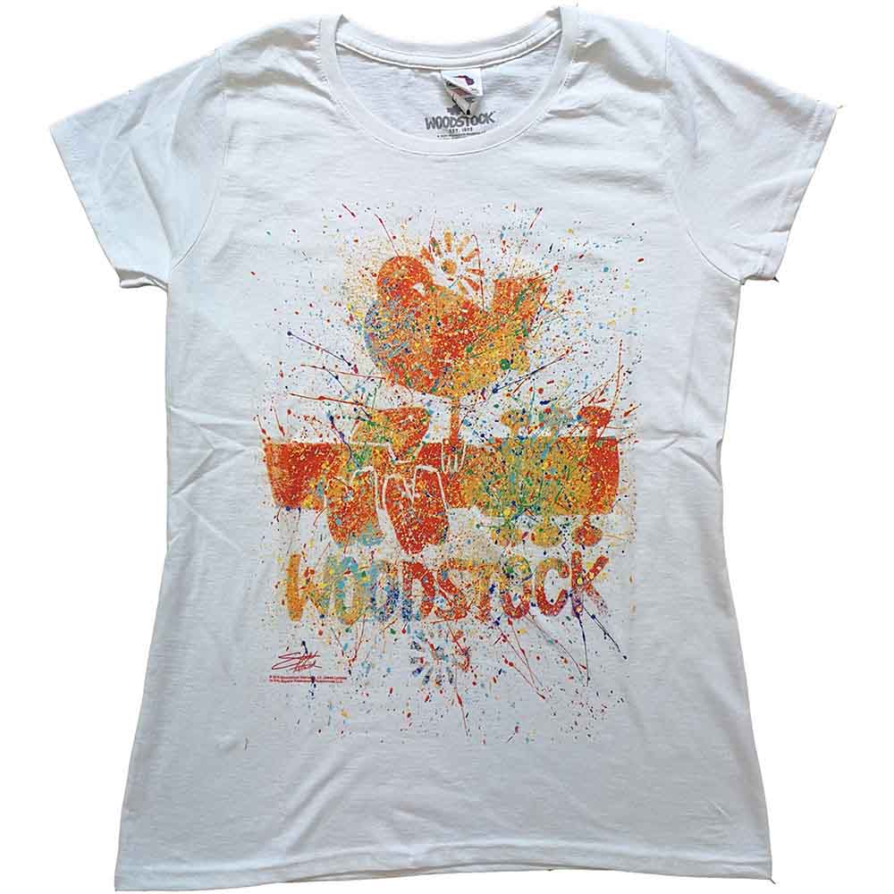 Woodstock Ladies T-Shirt Splatter