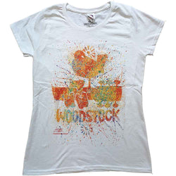 Collection of Woodstock Ladies T-Shirt Splatter in a gallery layout