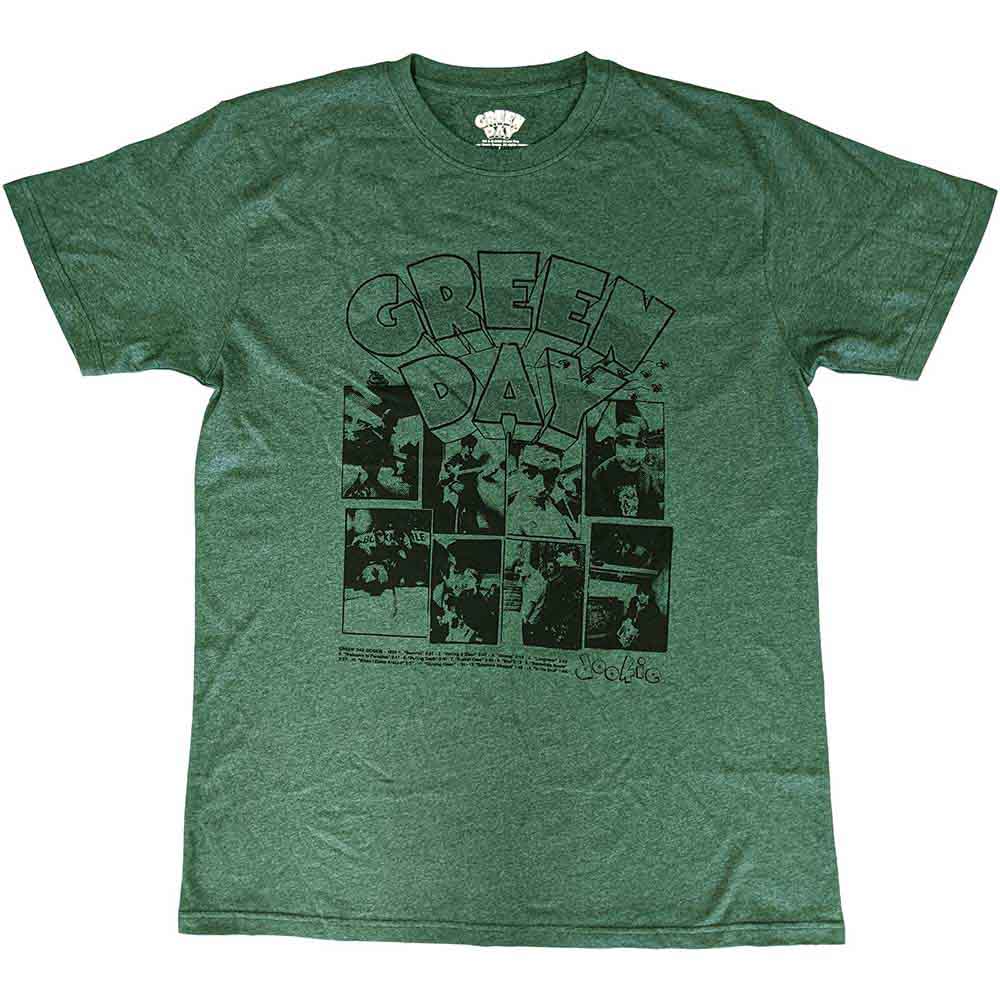 Collection of Green Day Unisex T-Shirt Dookie Frames in a gallery layout