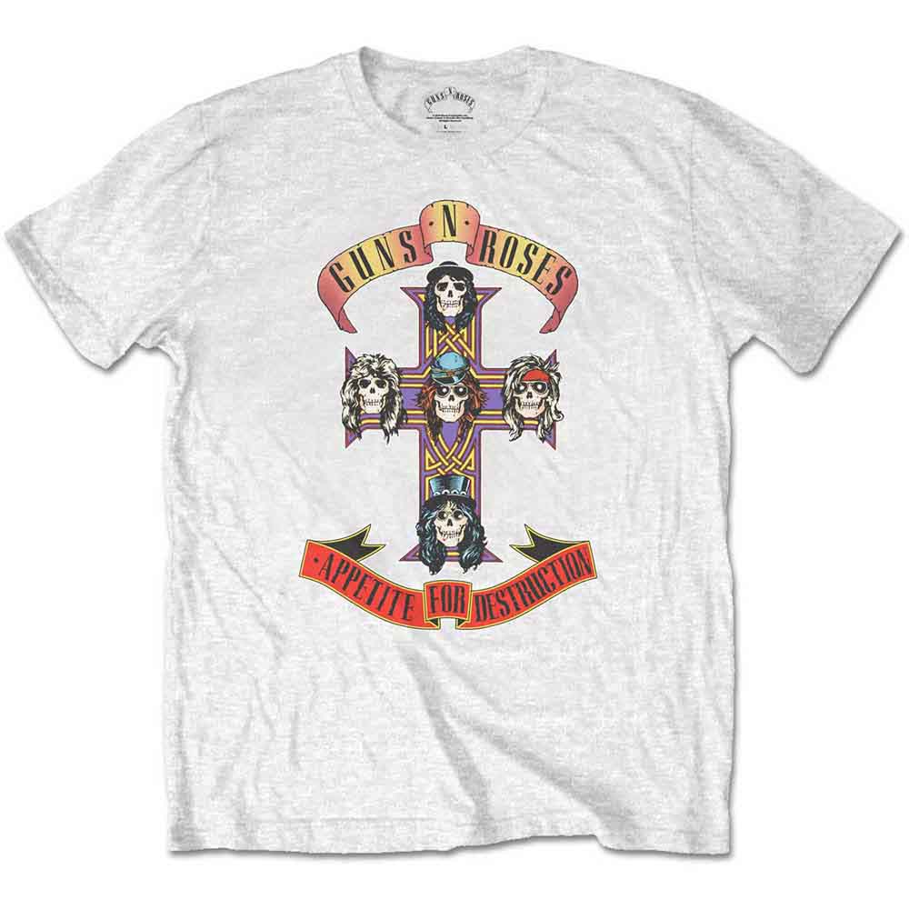Guns N' Roses Unisex Retail Pack T-Shirt Appetite for Destruction