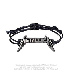 Collection of Metallica  Wrist Strap Classic Logo in a gallery layout