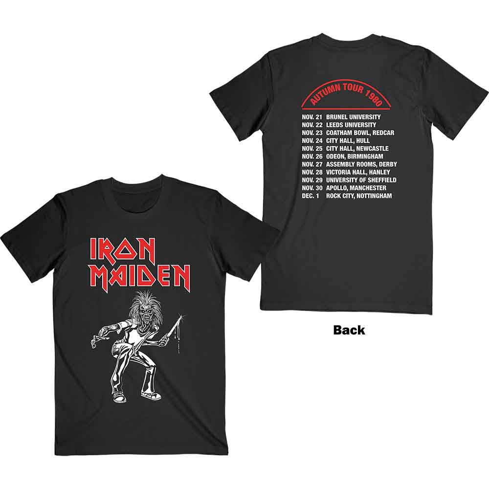 Iron Maiden Unisex T-Shirt Autumn Tour 1980