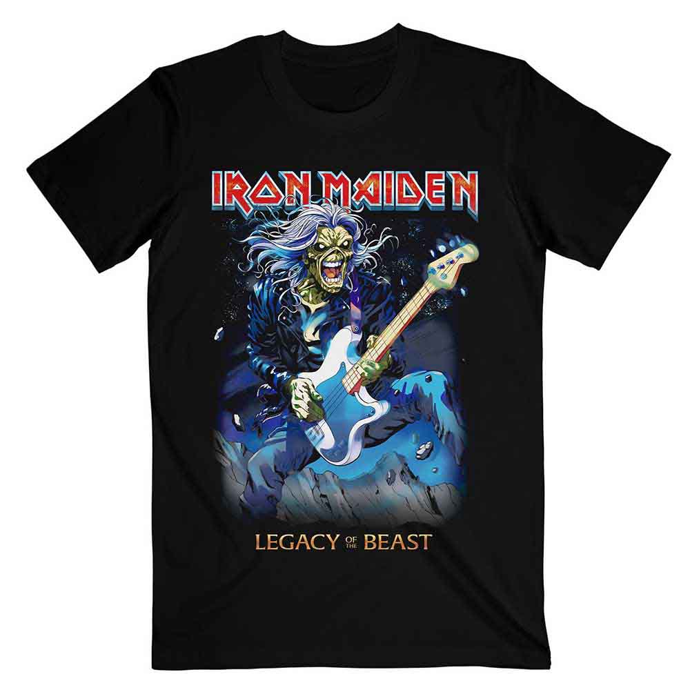 Iron Maiden Unisex T-Shirt Eddie on Bass