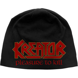 Collection of Kreator Unisex Beanie Hat Pleasure To Kill in a gallery layout