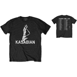 Collection of Kasabian Unisex T-Shirt Ultra Face 2004 Tour in a gallery layout