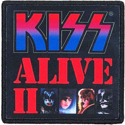 Collection of KISS  Standard Patch Alive II in a gallery layout