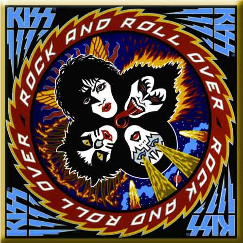KISS  Fridge Magnet Rock & Roll Over Album