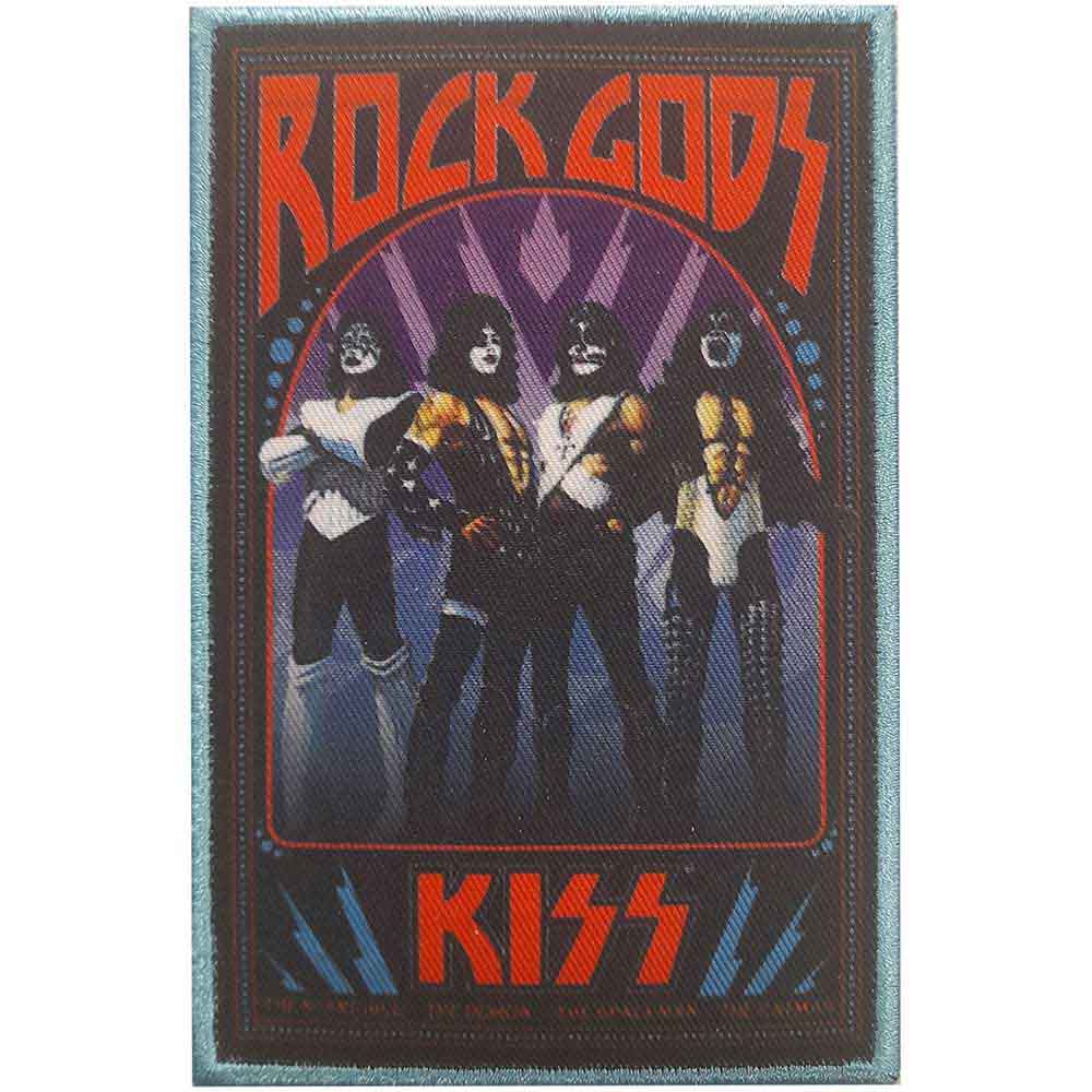 KISS  Standard Patch Rock Gods