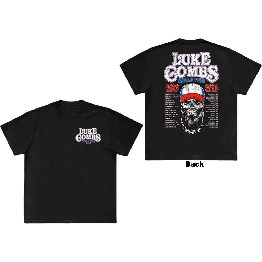 Luke Combs Unisex T-Shirt Tour '23 Skull