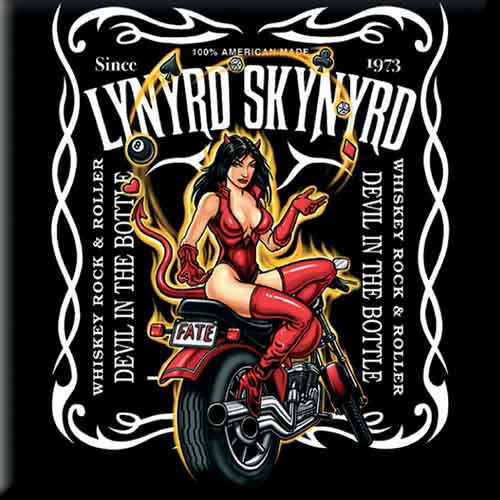 Lynyrd Skynyrd  Fridge Magnet Devil In The Bottle