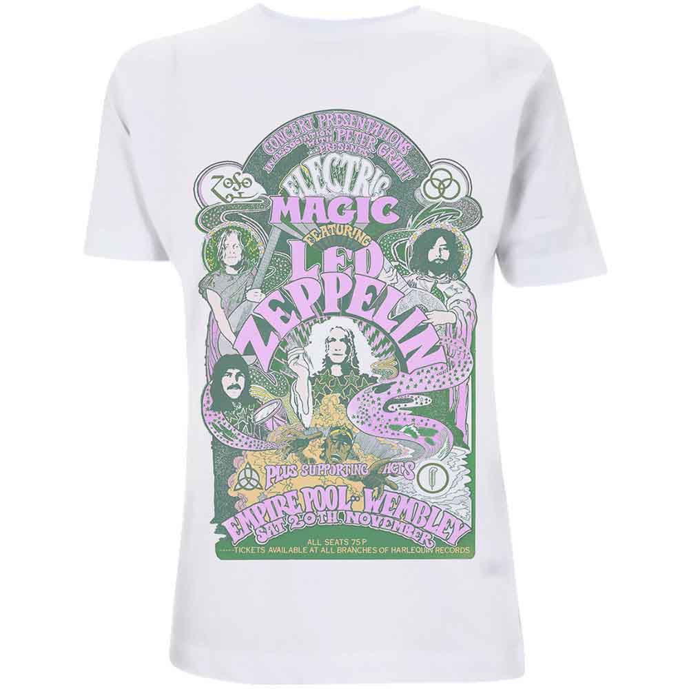 Collection of Led Zeppelin Ladies T-Shirt Electric Magic in a gallery layout