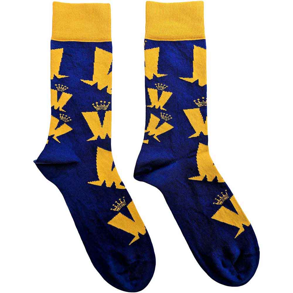 Madness Unisex Ankle Socks Crown & M Pattern