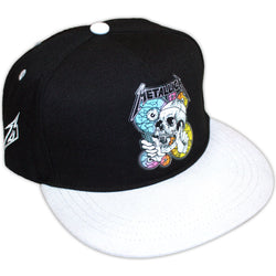 Collection of Metallica Unisex Snapback Cap The Shortest Straw Multi Eyes in a gallery layout