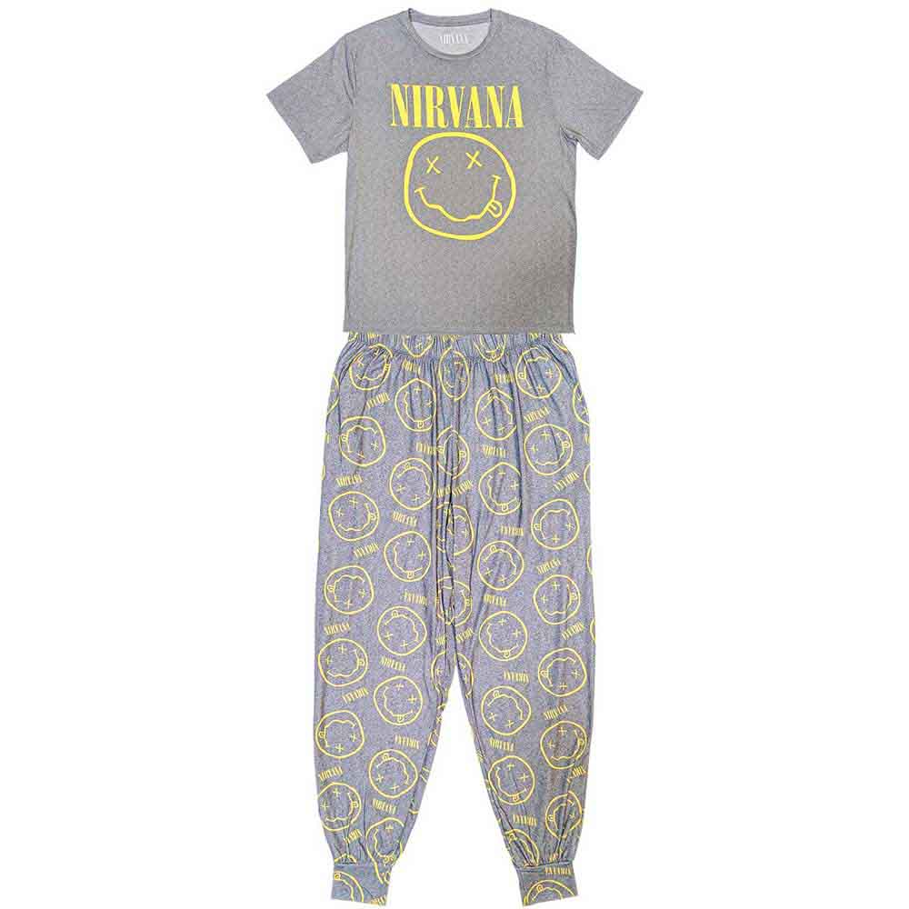 Nirvana Unisex Pyjamas Yellow Smile