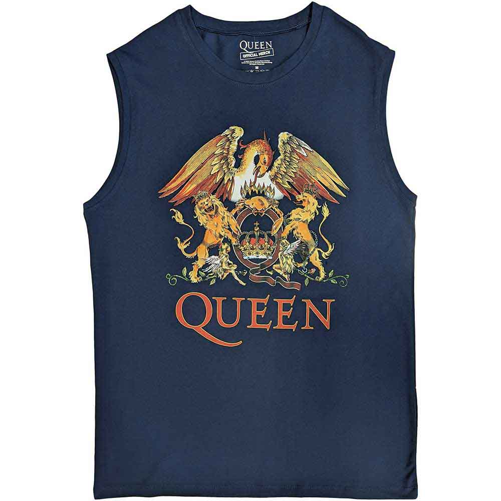 Queen Unisex Tank T-Shirt Classic Crest