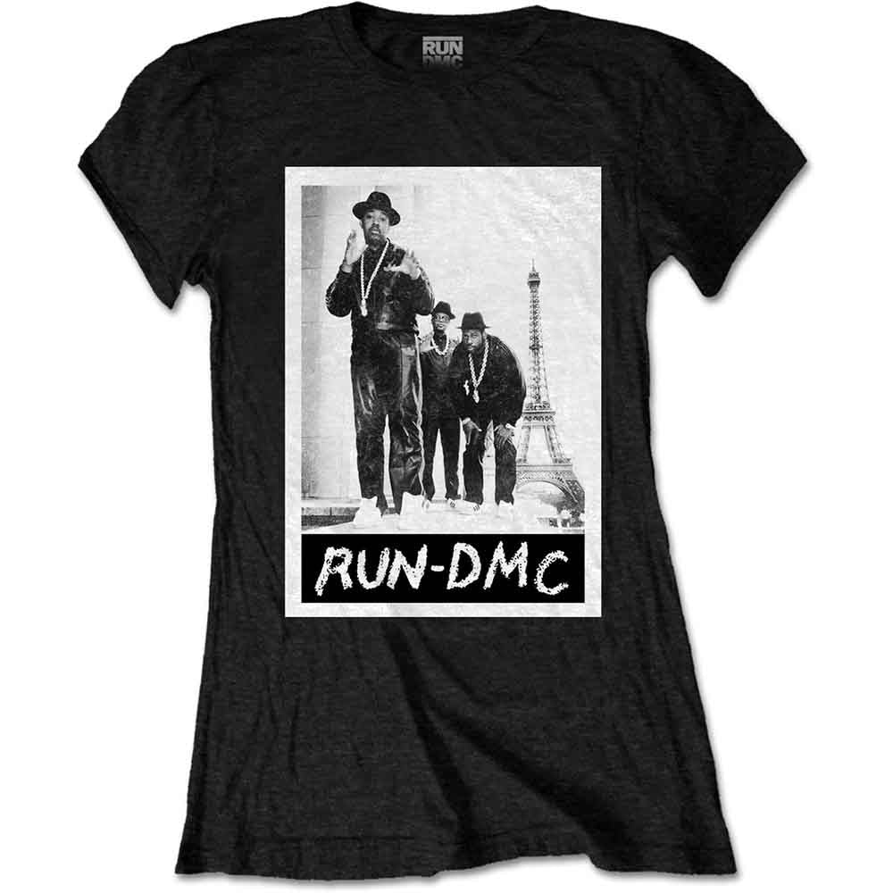 Run DMC Ladies T-Shirt Paris Photo