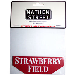 Collection of Rock Off  Fridge Magnet Strawberry Field Embossed in a gallery layout