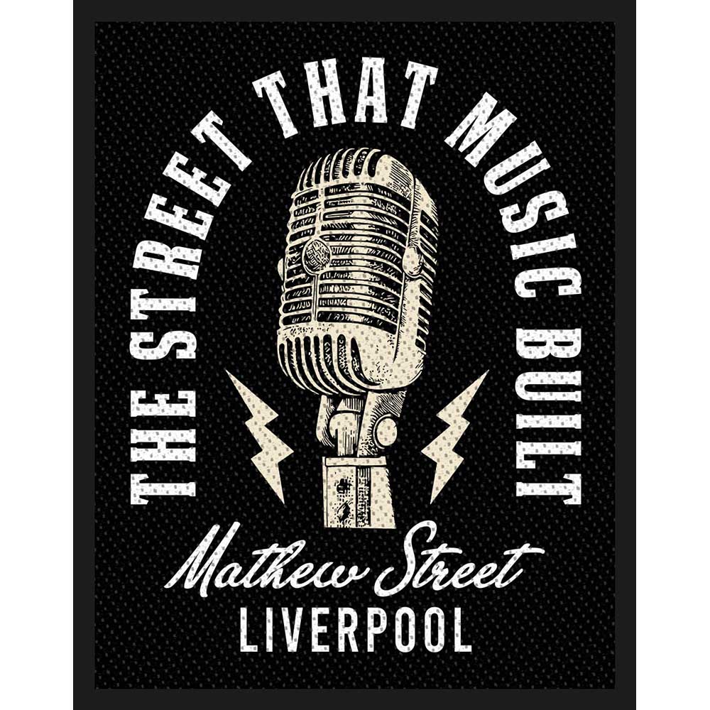 Rock Off  Standard Patch Mathew St Mic Street That Music Built