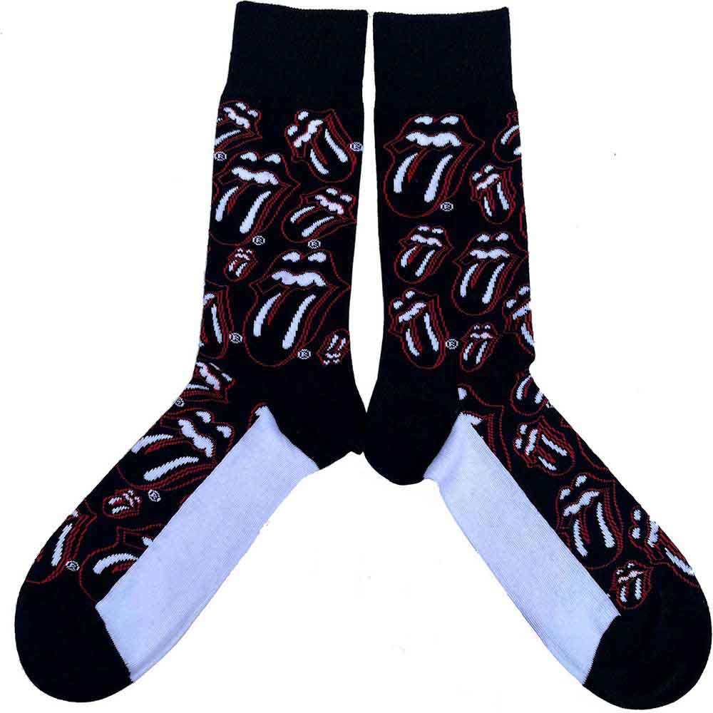 The Rolling Stones Unisex Ankle Socks Outline Tongues