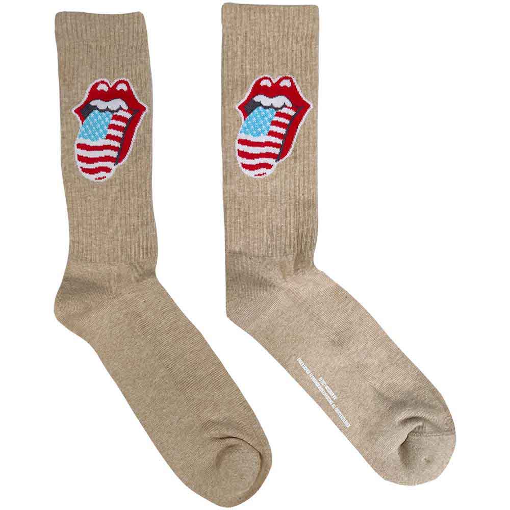 The Rolling Stones Unisex Terry Socks US Tongue