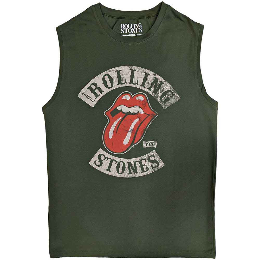 The Rolling Stones Unisex Tank T-Shirt Tour 78