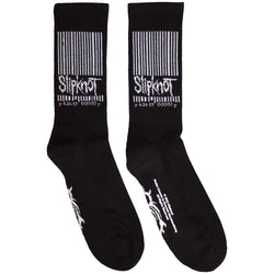 Collection of Slipknot Unisex Terry Socks Barcode & Tribal S in a gallery layout