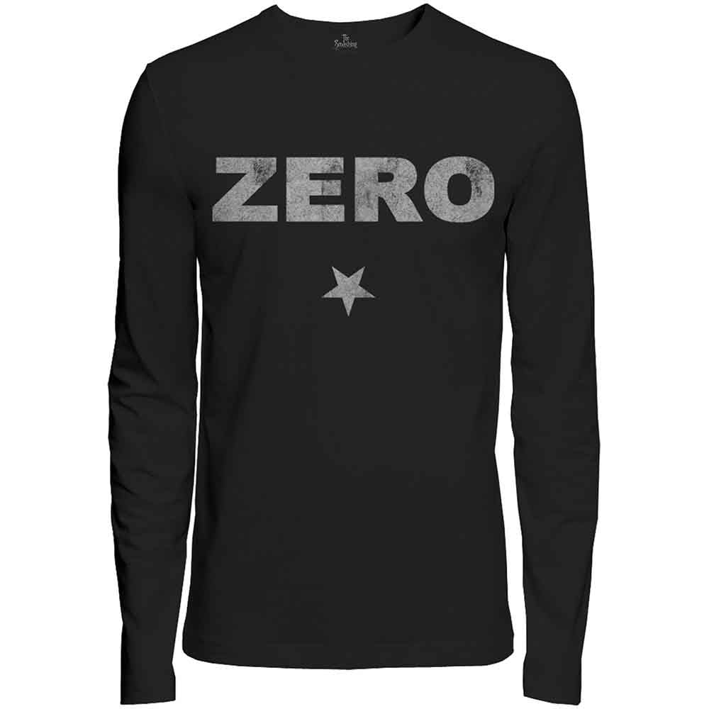 The Smashing Pumpkins Unisex Long Sleeve T-Shirt Zero Distressed