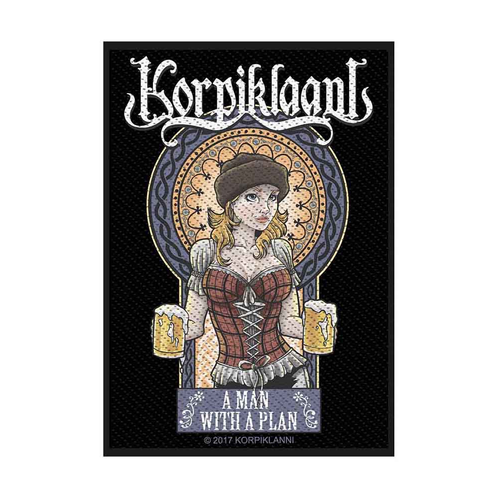 Korpiklaani  Standard Patch A Man with a Plan