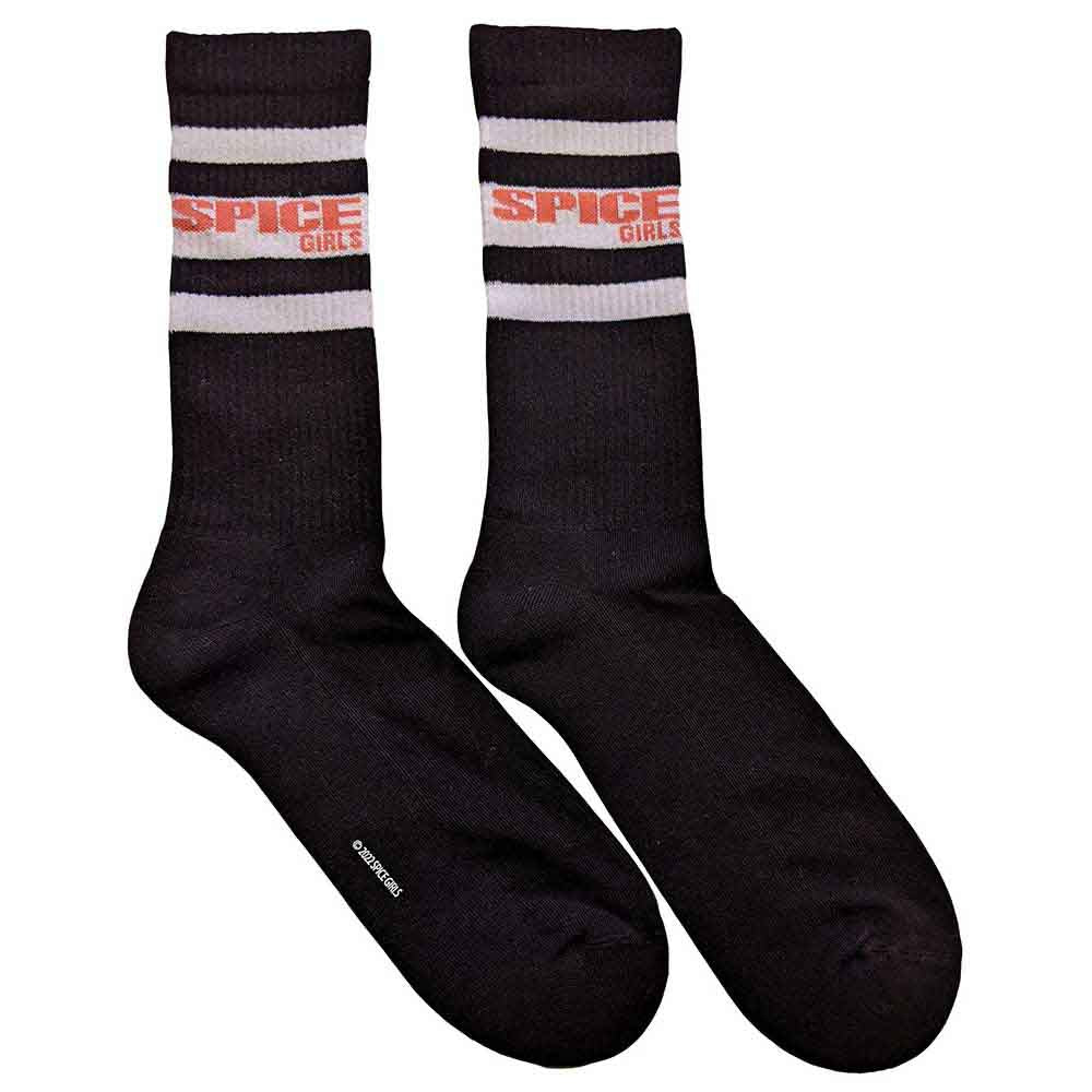 The Spice Girls Unisex Terry Socks Logo & Stripes