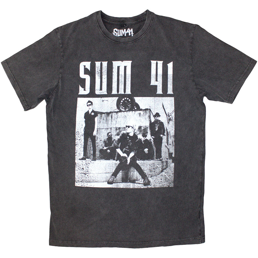 Sum 41 Unisex Stone Wash T-Shirt Box Photo
