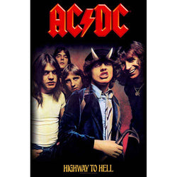 Collection of AC/DC  Textile Poster Highway To Hell in a gallery layout