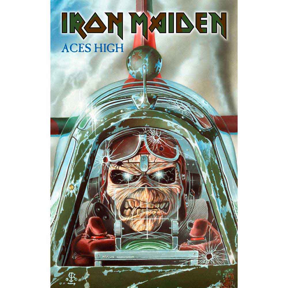 Iron Maiden  Textile Poster Aces High