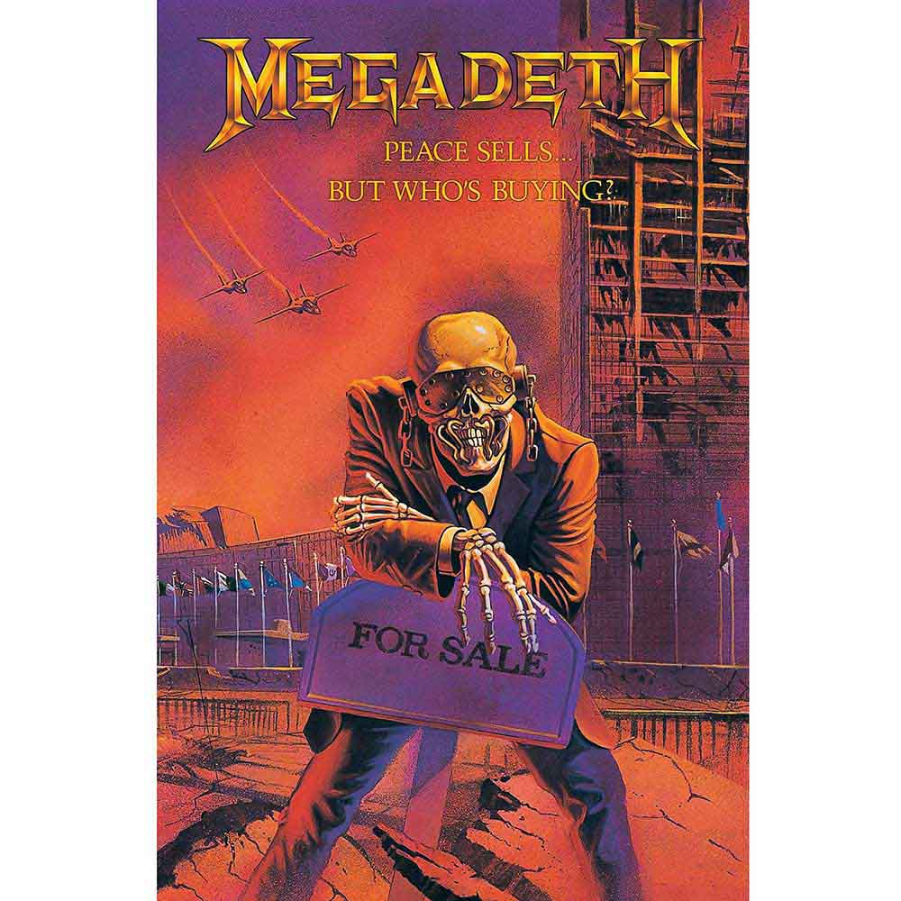 Megadeth  Textile Poster Peace Sells