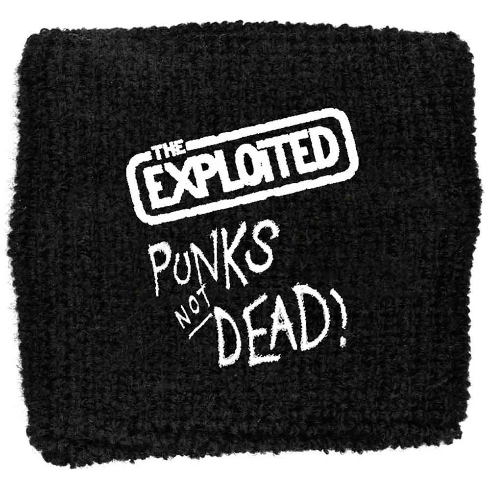 The Exploited  Embroidered Wristband Punks Not Dead