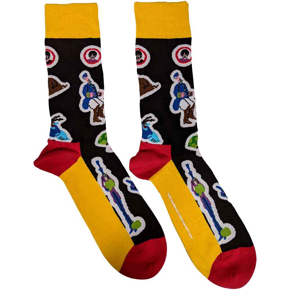 The Beatles Unisex Ankle Socks Portholes & Characters